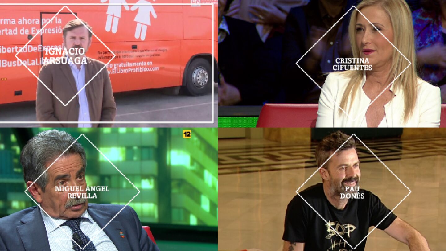 Ignacio Arsuaga, Revilla, Cifuentes y Pau Don&eacute;s en laSexta Noche