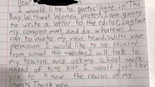La carta de la niña La carta de la niña