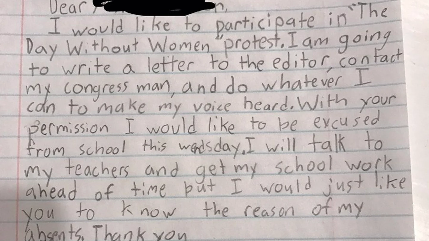 La carta de la niña La carta de la niña