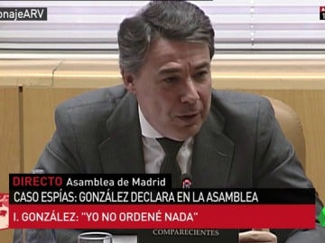 Frame 223.270419 de: Tensión entre Ignacio González y Podemos durante su comparecencia en la Asamblea de Madrid: "Le estoy llamando mentiroso a usted" Frame 223.270419 de: Tensión entre Ignacio González y Podemos durante su comparecencia en la Asamblea de Madrid: "Le estoy llamando mentiroso a usted"