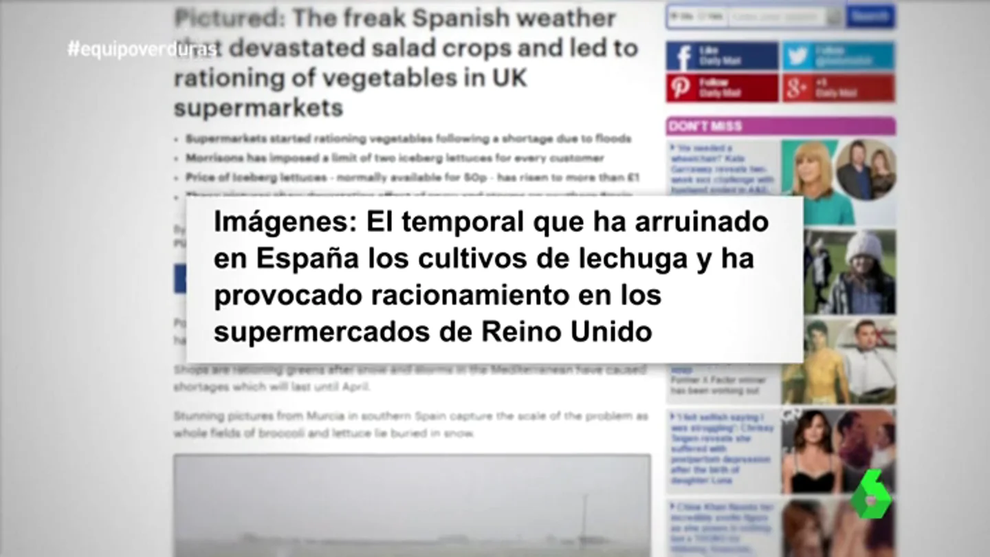 Frame 23.270147 de: La falta de verduras en Reino Unido provoca una 'crisis internacional' con España: "Buscan un culpable y si es de fuera mejor" Frame 23.270147 de: La falta de verduras en Reino Unido provoca una 'crisis internacional' con España: "Buscan un culpable y si es de fuera mejor"