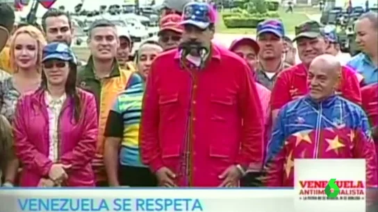 Frame 20.539841 de: Maduro manda un mensaje en inglés a Donald Trump: "Abre tus oídos" Frame 20.539841 de: Maduro manda un mensaje en inglés a Donald Trump: "Abre tus oídos"