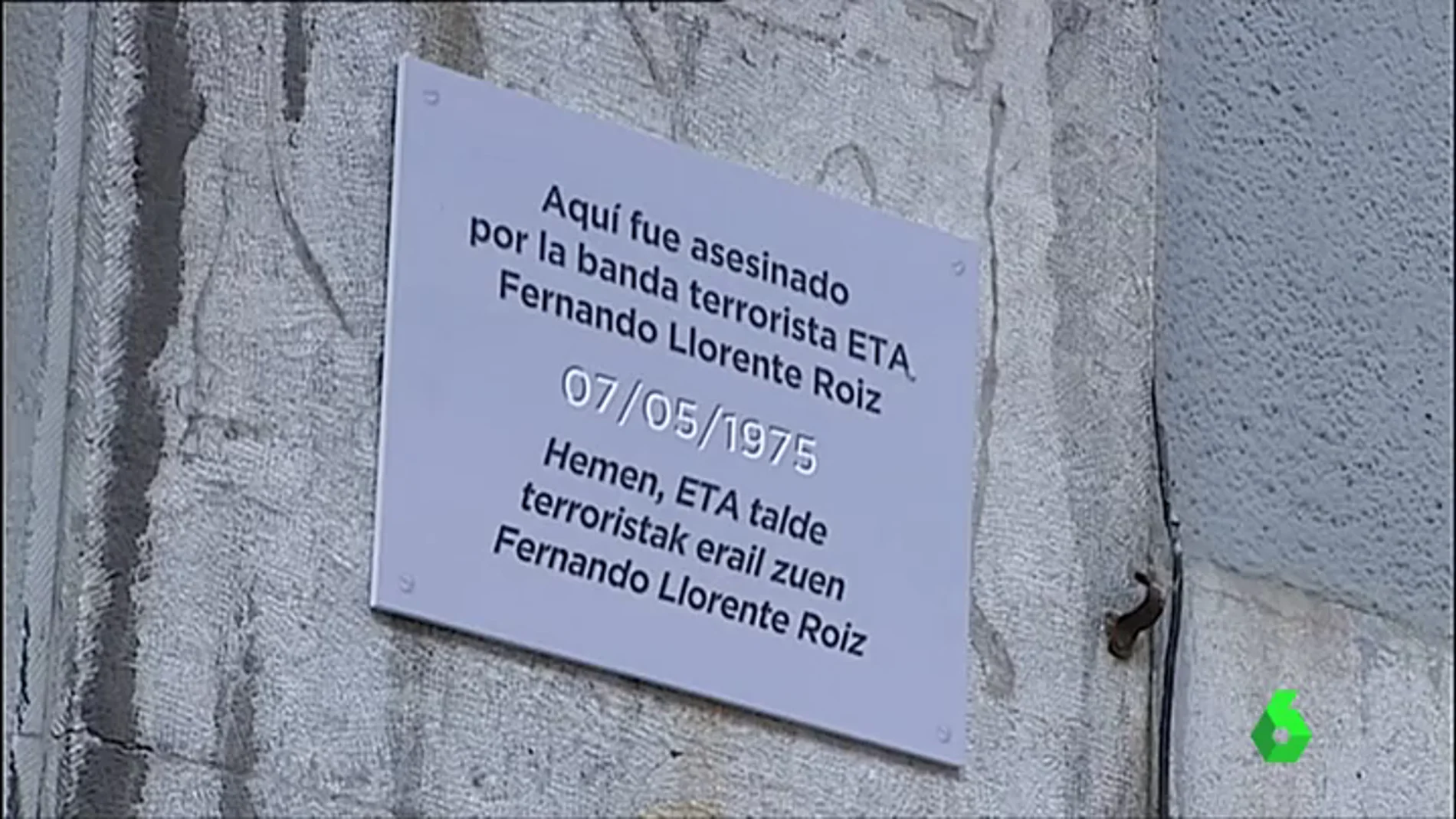 Covite desafía a los alcaldes de Bilbao y San Sebastián con 62 placas de víctimas de ETA