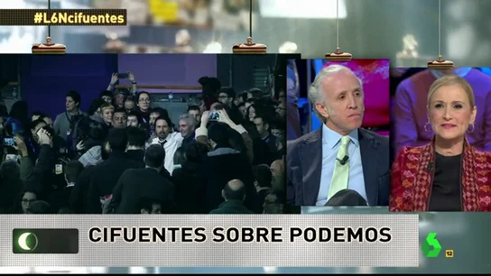 Cristina Cifuentes y Eduardo Inda Cristina Cifuentes y Eduardo Inda