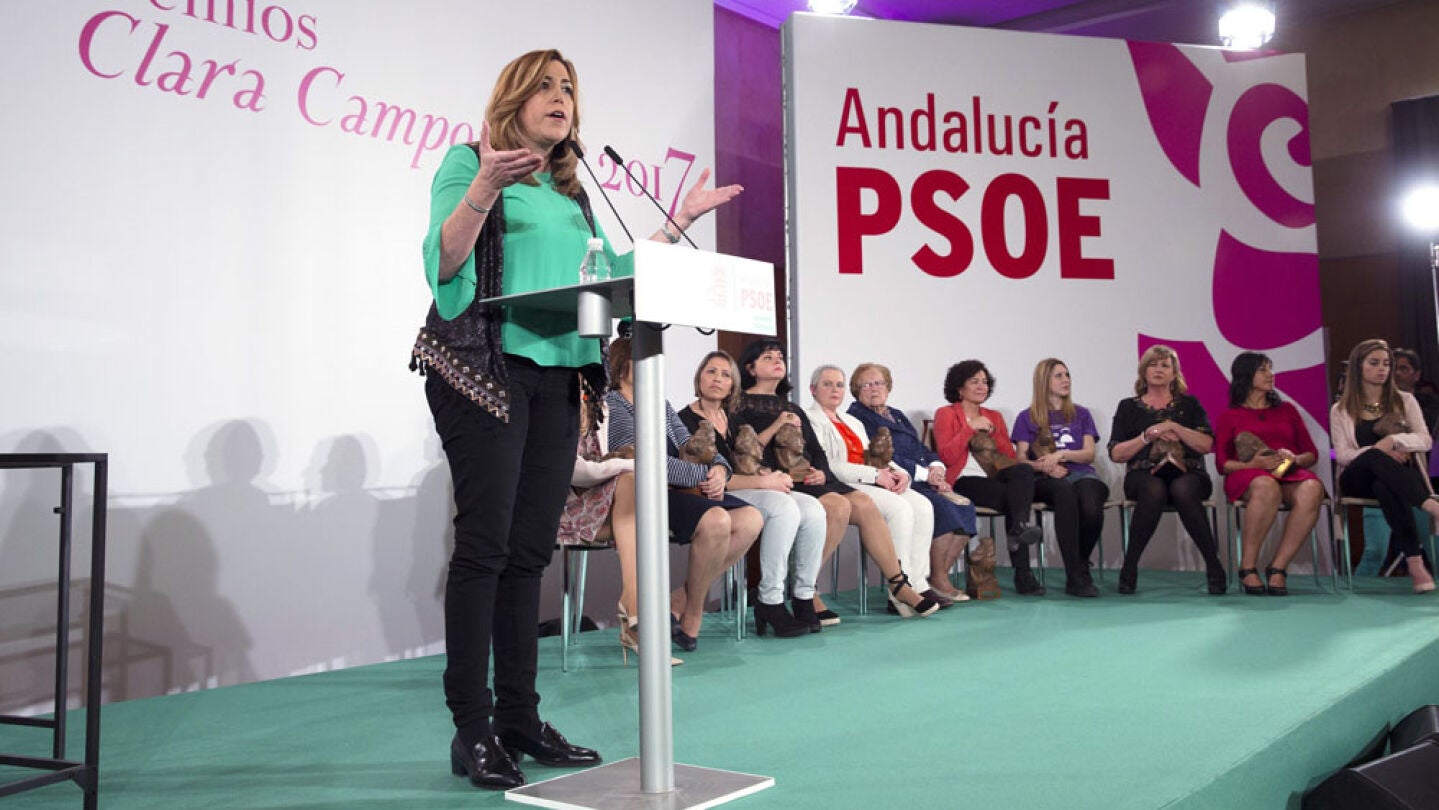 Susana D&iacute;az en los Premios Clara Campoamor