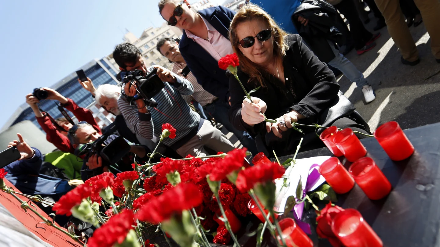 La expresidenta de la Asociación 11M Víctimas del Terrorismo, Pilar Manjón, madre del joven Daniel, uno de los fallecidos en el atentado La expresidenta de la Asociación 11M Víctimas del Terrorismo, Pilar Manjón, madre del joven Daniel, uno de los fallecidos en el atentado