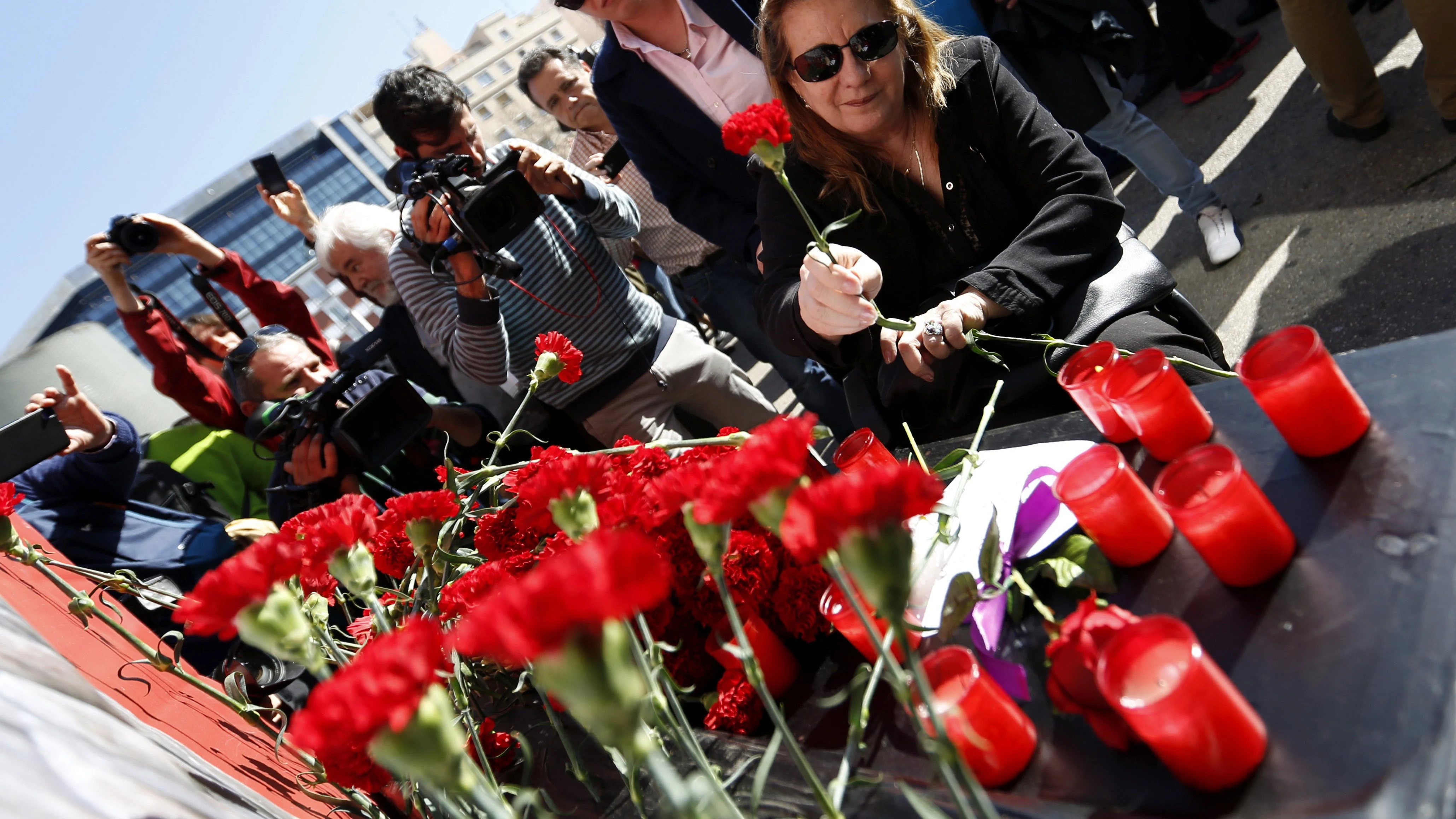 La expresidenta de la Asociación 11M Víctimas del Terrorismo, Pilar Manjón, madre del joven Daniel, uno de los fallecidos en el atentado