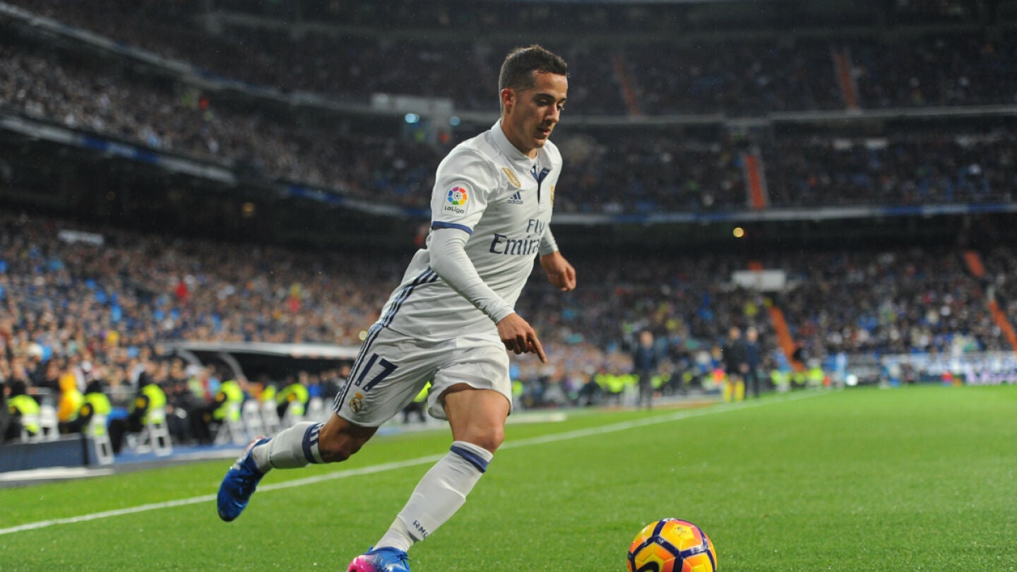 Lucas V&aacute;zquez, con el Real Madrid