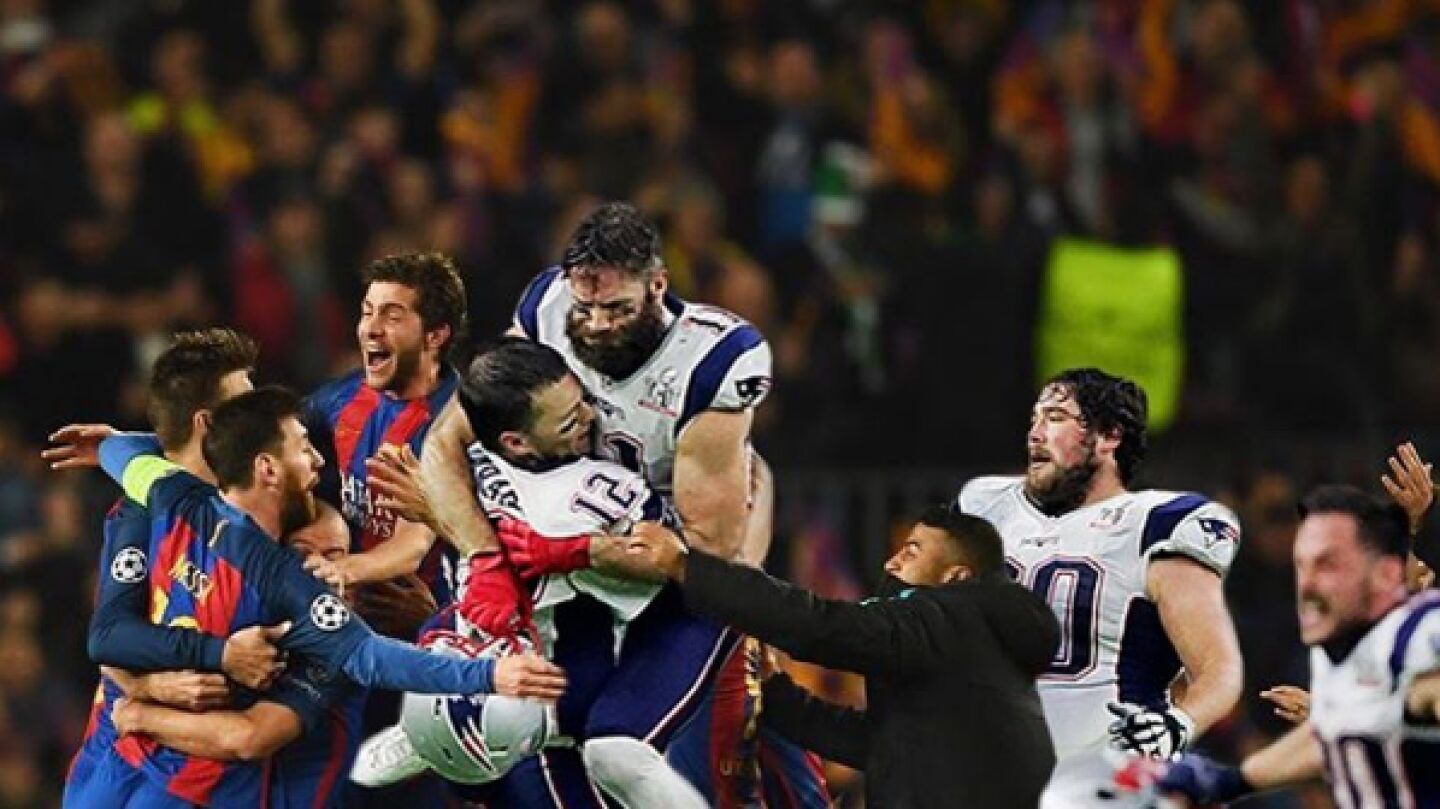 La felicitaci&oacute;n de Tom Brady al Barcelona por su remontada