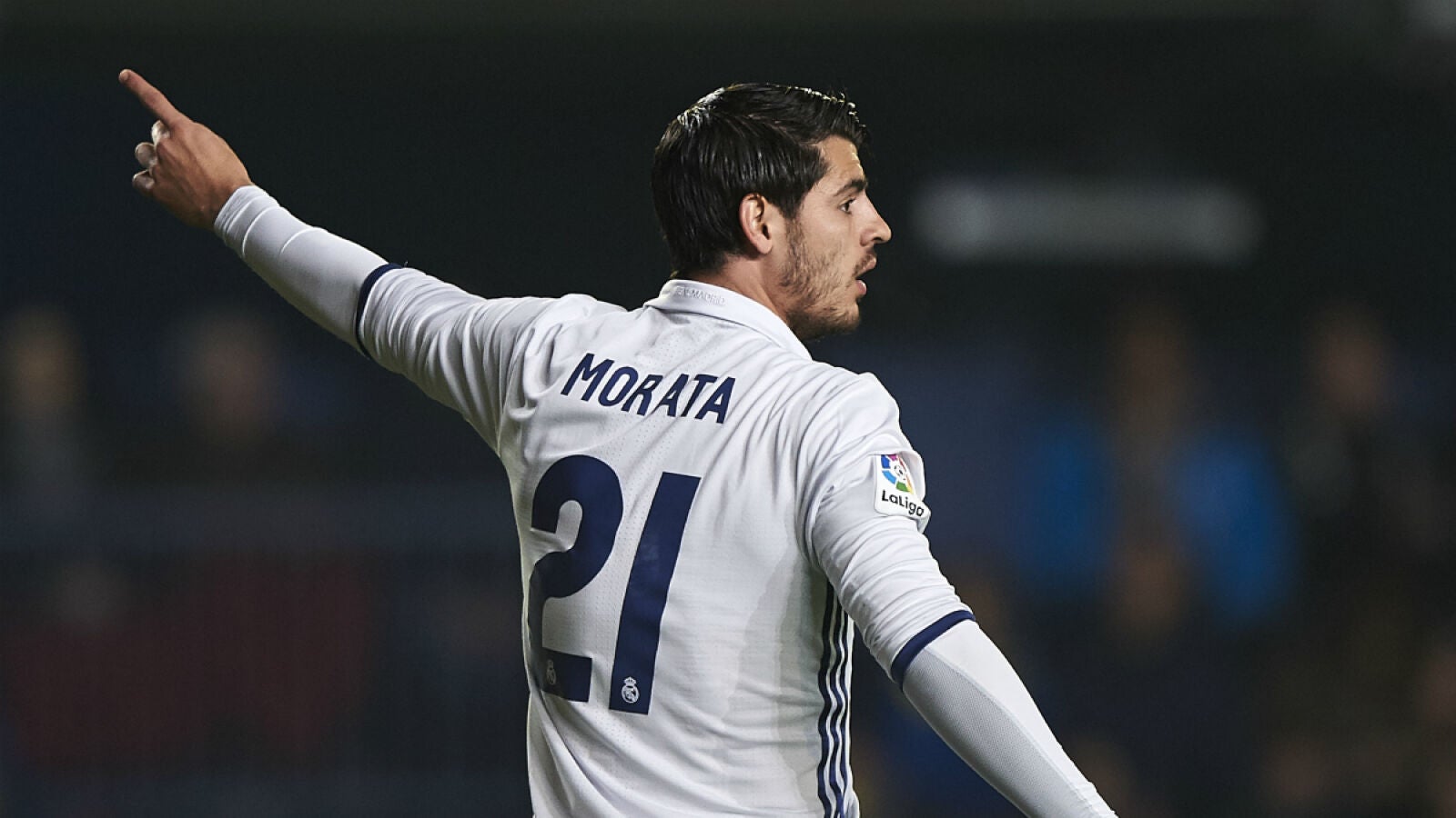 &Aacute;lvaro Morata, con el Real Madrid