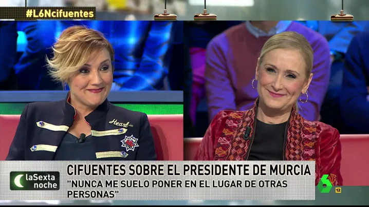 Cristina Cifuentes en laSexta Noche