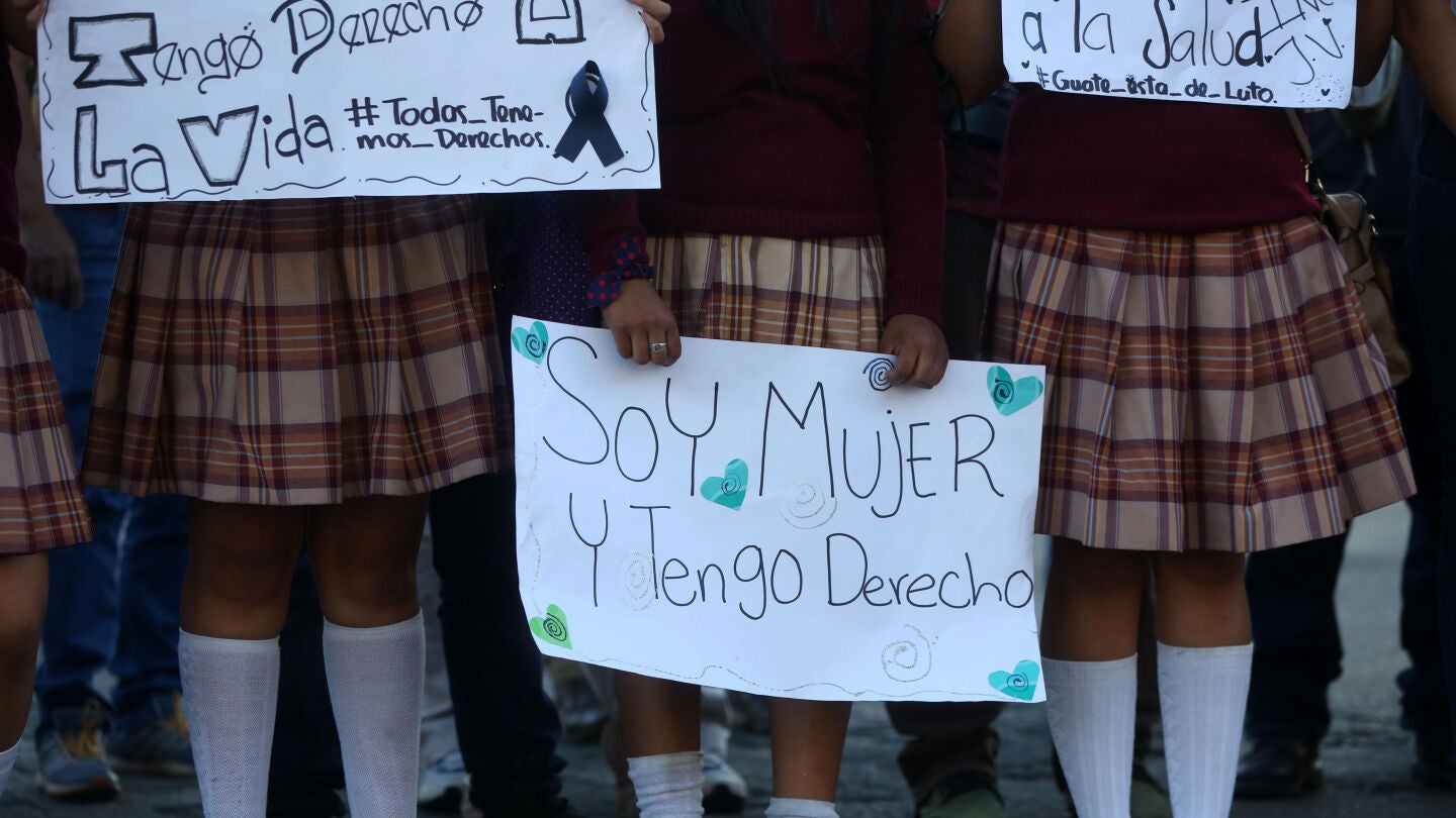Estudiantes de Guatemala claman por Justicia para las 37 ni&ntilde;as muertas