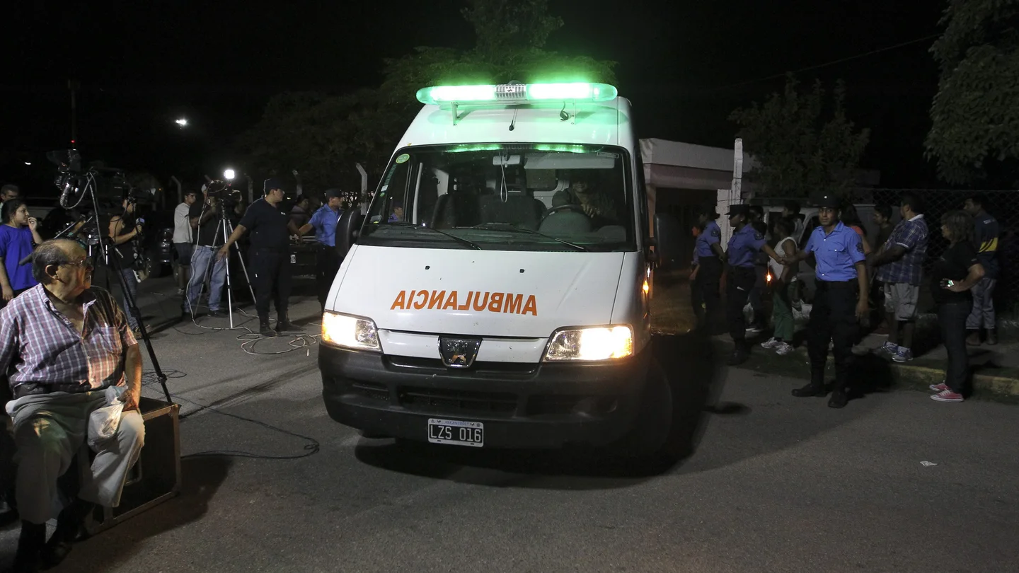 Una ambulancia en Argentina en una imagen de archivo Una ambulancia en Argentina en una imagen de archivo
