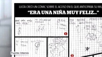 Dibujos de Lucía, la niña que se suicidó