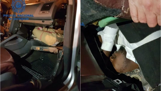 La Policía localiza a dos migrantes con síntomas de asfixia en Ceuta La Policía localiza a dos migrantes con síntomas de asfixia en Ceuta