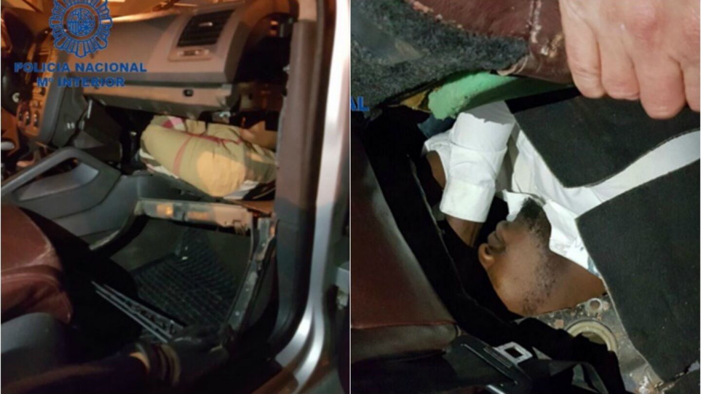  La Polic&iacute;a localiza a dos migrantes con s&iacute;ntomas de asfixia en Ceuta