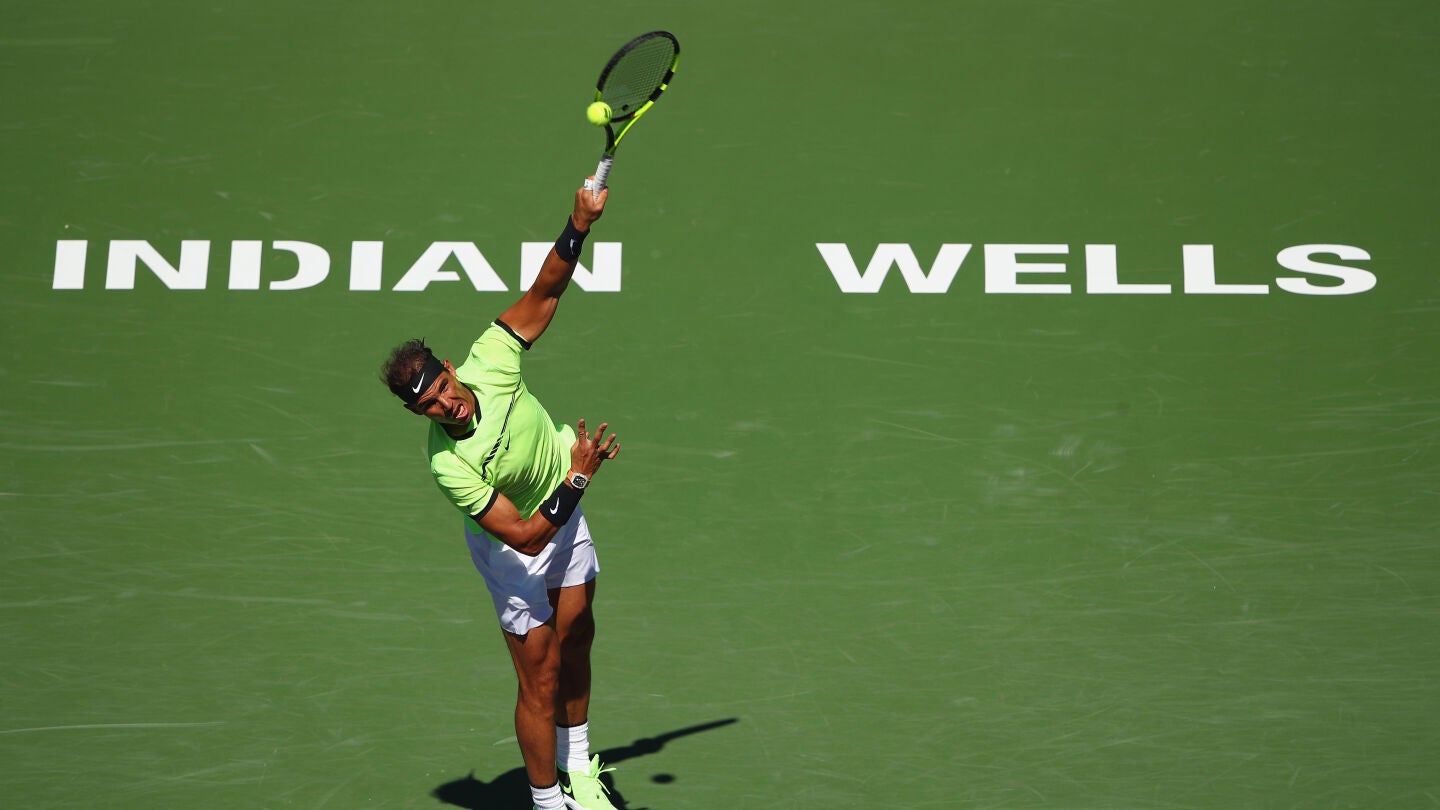 Rafa Nadal en el Indian Wells