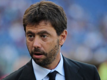 El preisdente de la Juventus, Andrea Agnelli El preisdente de la Juventus, Andrea Agnelli