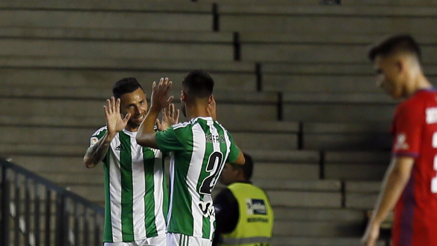 Rub&eacute;n Castro celebra el 2-0 ante Osasuna
