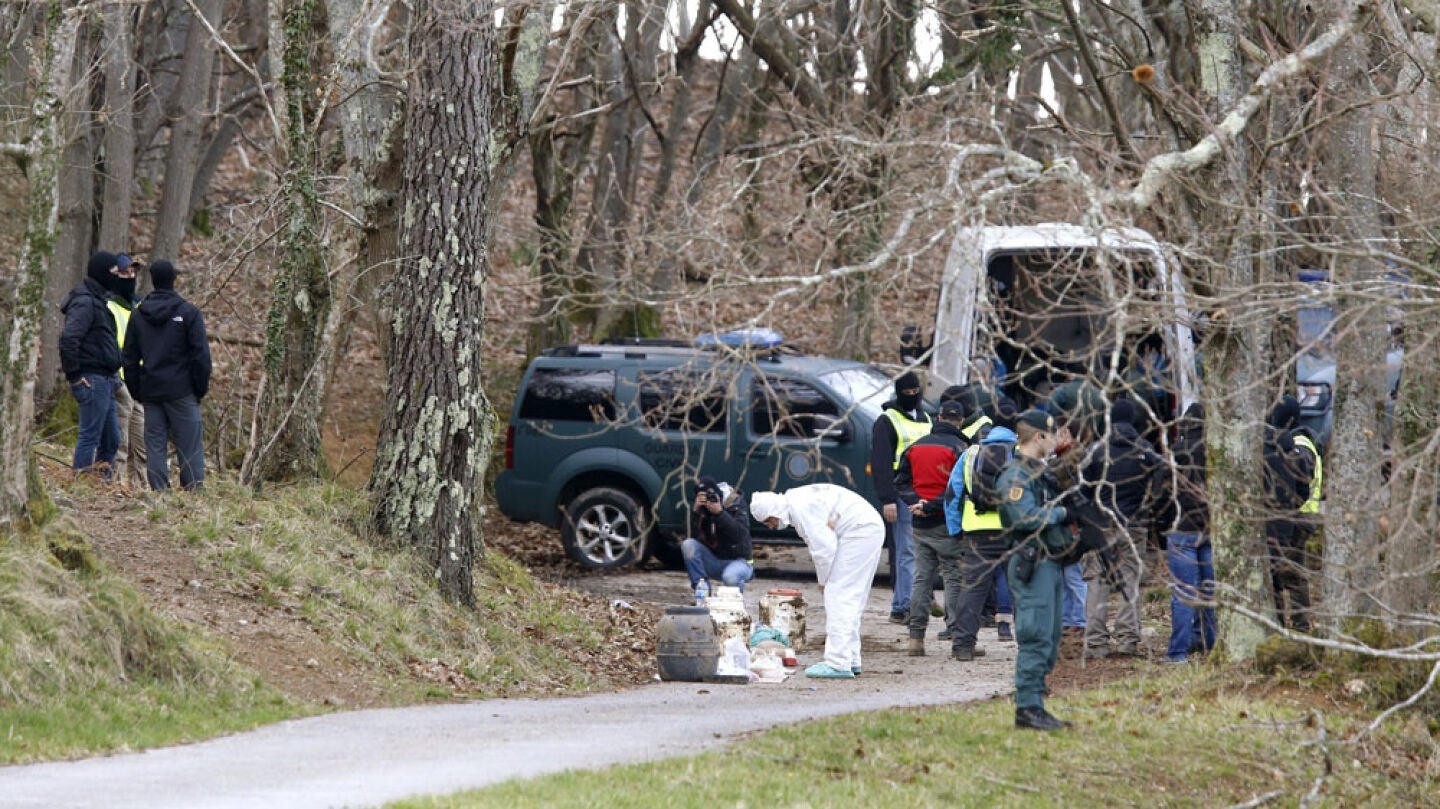 Imagen del lugar en el que la Guardia Civil localiz&oacute; un zulo de ETA en Ir&uacute;n el 8 de marzo 