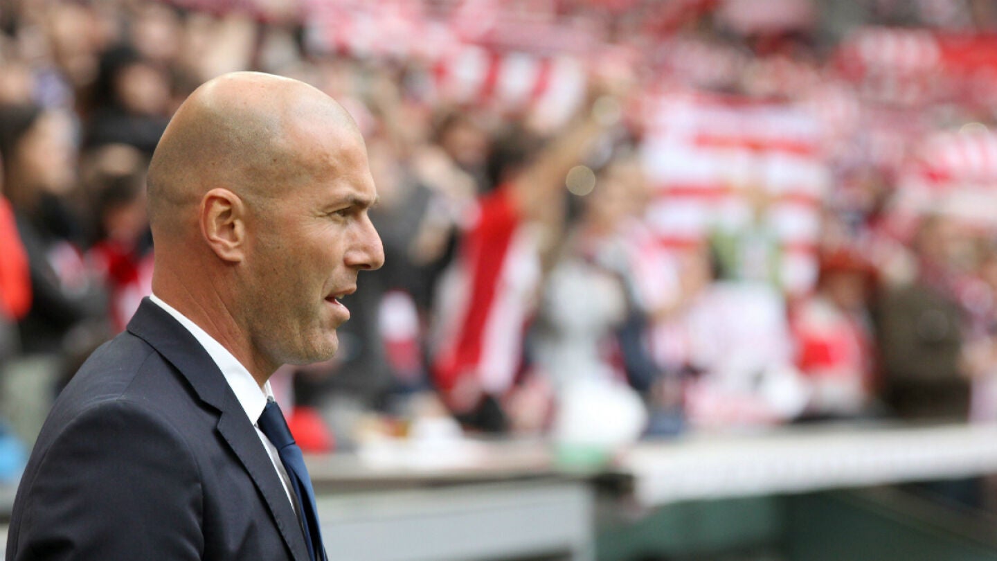 Zidane, en San Mam&eacute;s