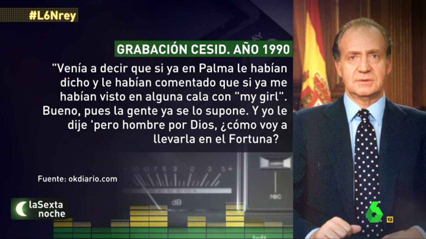Grabaci&oacute;n del rey Juan Carlos