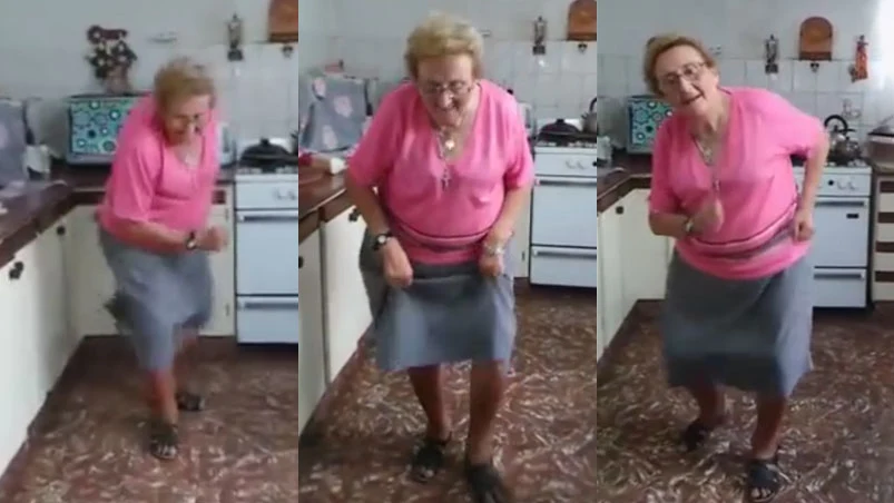 "La abuela chispita", una mujer de 74 años que revoluciona las redes con sus bailes 