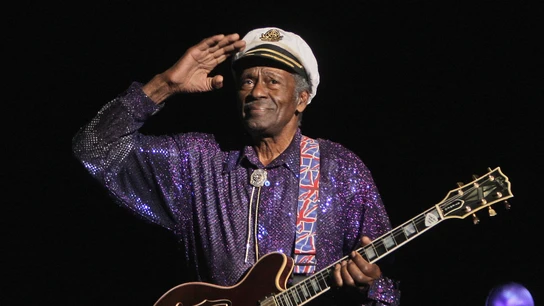 Chuck Berry durante su actuación en 'Les Legendes Du Rock and Roll' (2008) Chuck Berry durante su actuación en 'Les Legendes Du Rock and Roll' (2008)