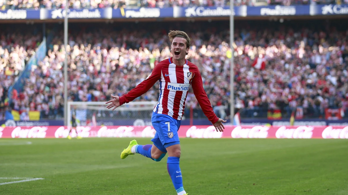 Griezmann celebra un gol