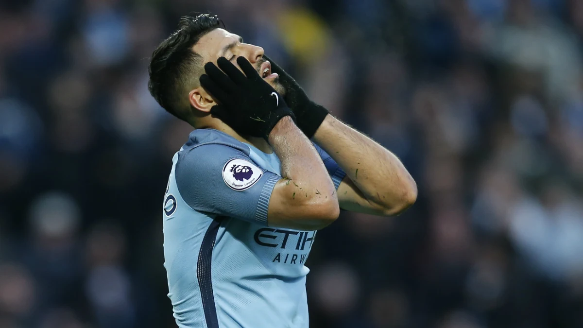 Agüero se lamenta