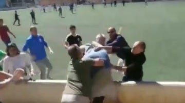 Pelea entre padres en un partido de infantiles en Mallorca