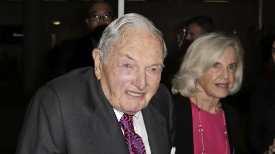David Rockefeller, influyente fil&aacute;ntropo y nieto del fundador de la dinast&iacute;a Rockefeller