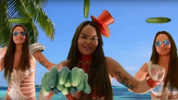 Leticia Sabater en su videoclip 'Toma Pepinazo'