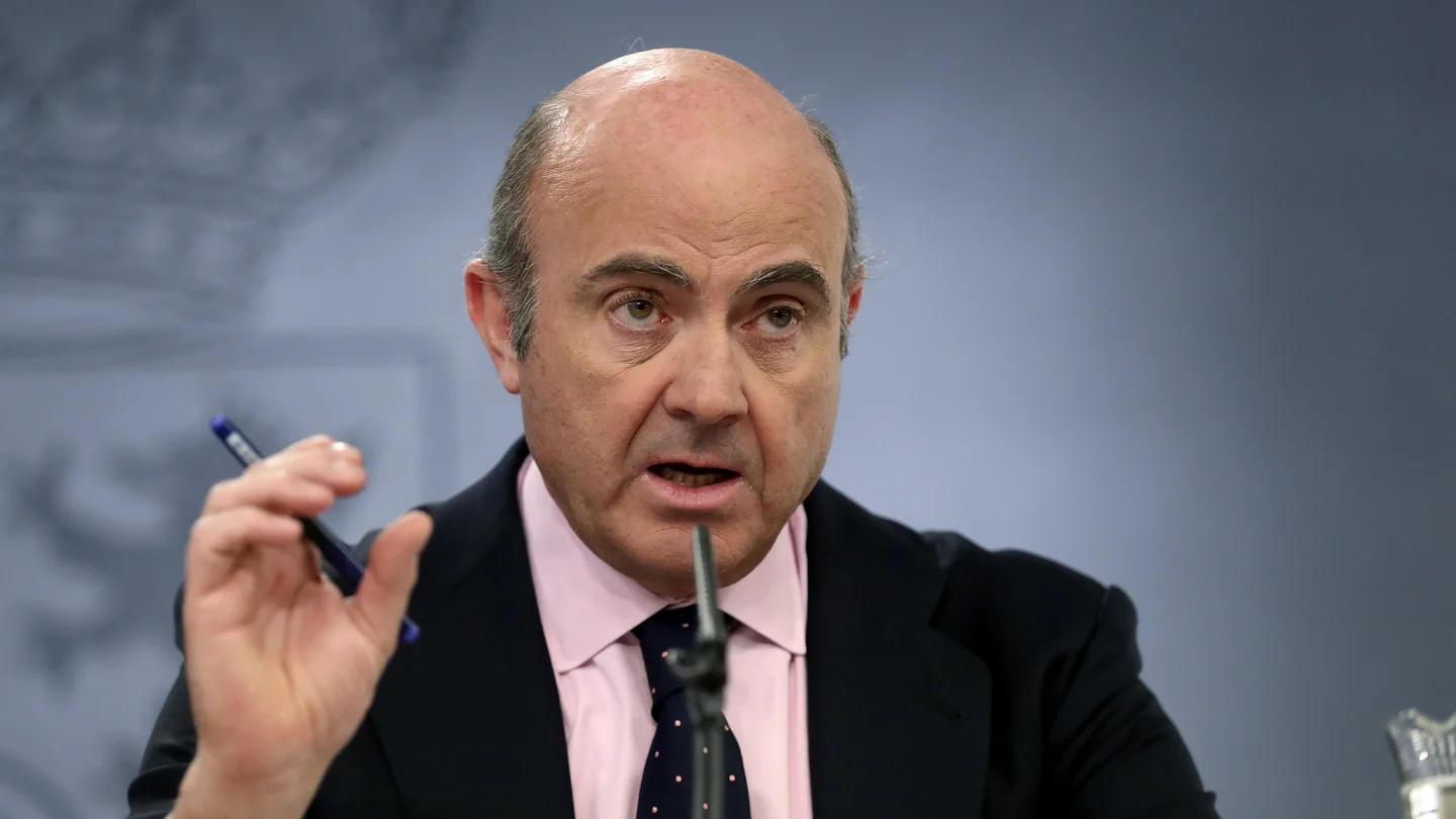 El ministro de Economía, Luis de Guindos El ministro de Economía, Luis de Guindos