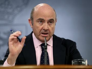 El ministro de Economía, Luis de Guindos El ministro de Economía, Luis de Guindos