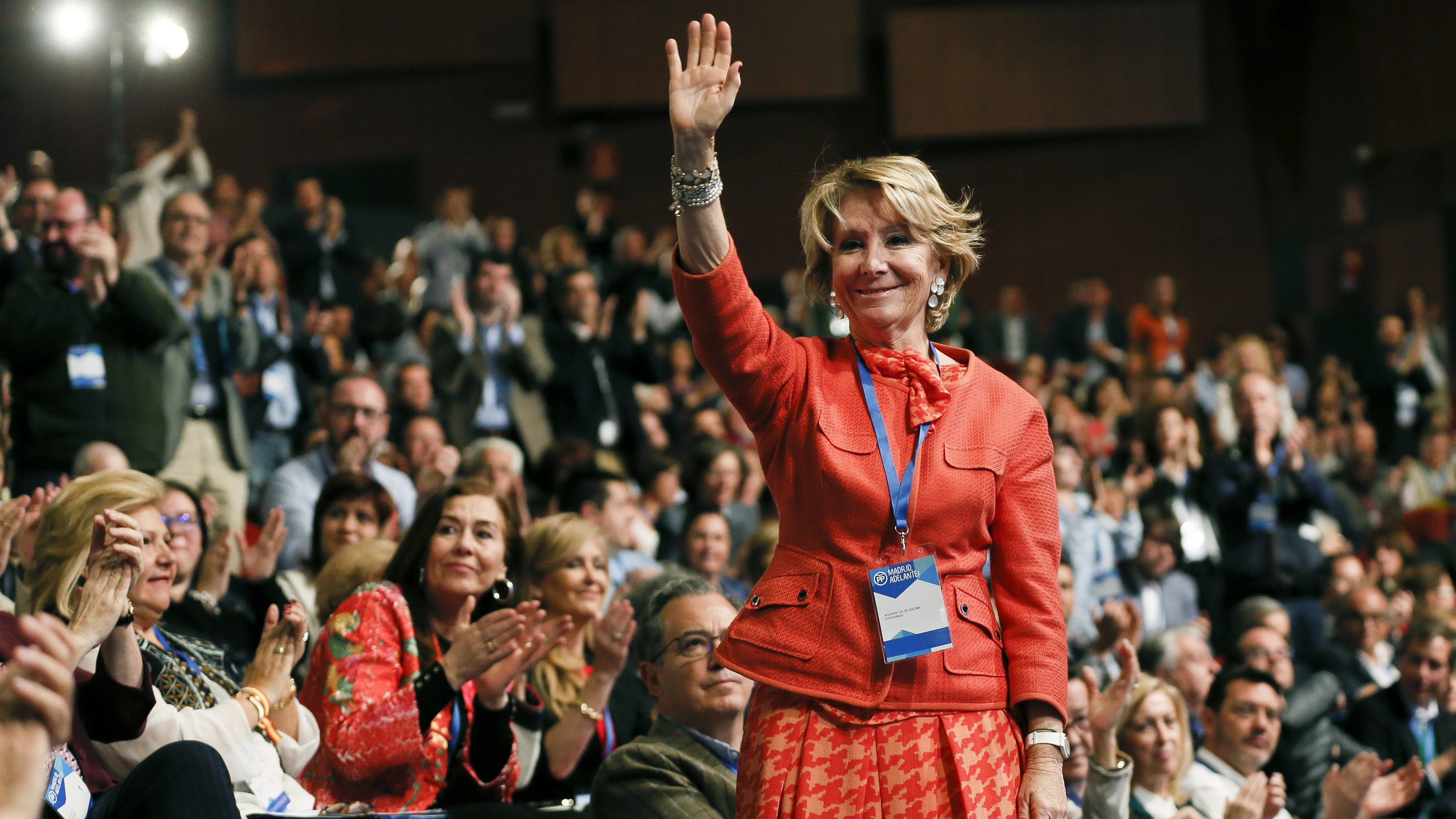 Esperanza Aguirre, portavoz del grupo popular en el Ayuntamiento de Madrid