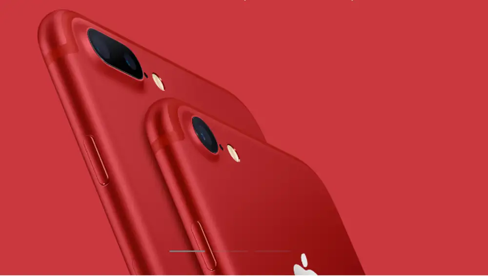 iPhone rojo