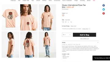 Camisetas con el puño y la rosa