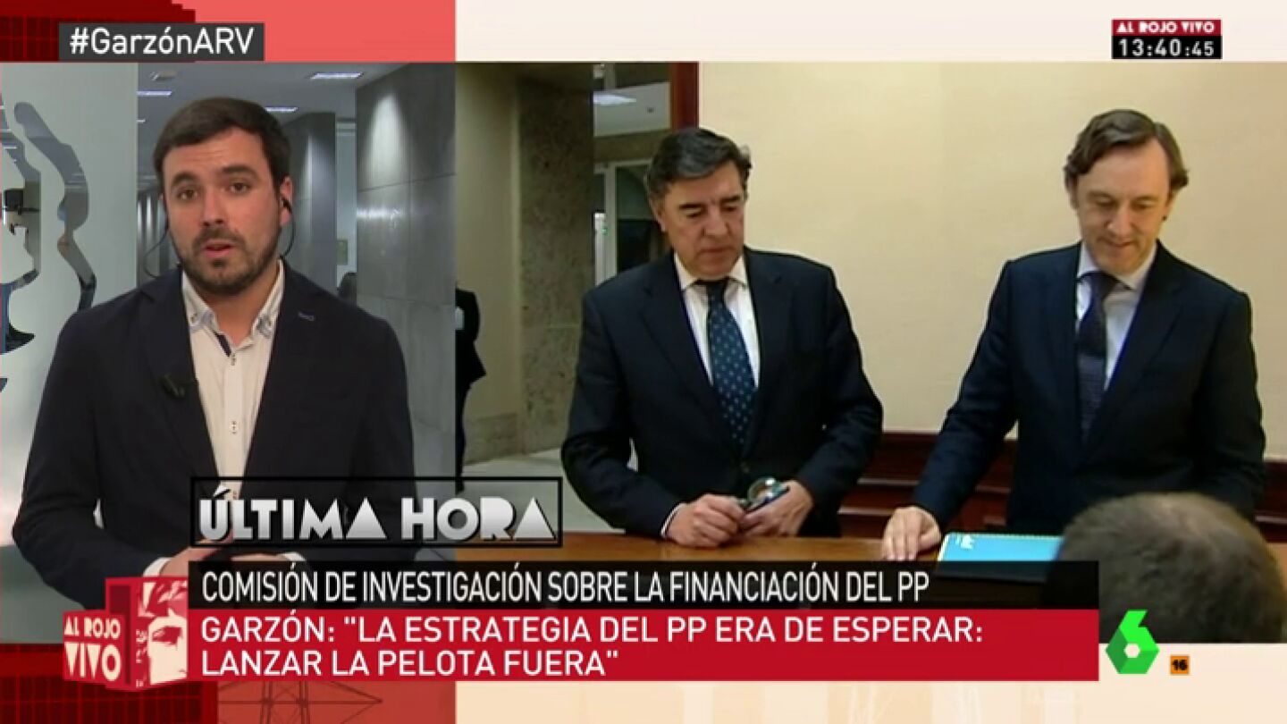 Frame 137.56682 de: Garz&oacute;n responde al PP: "La &uacute;nica persecuci&oacute;n que hay es la del PP tras la corrupci&oacute;n, est&aacute; en todos los casos"