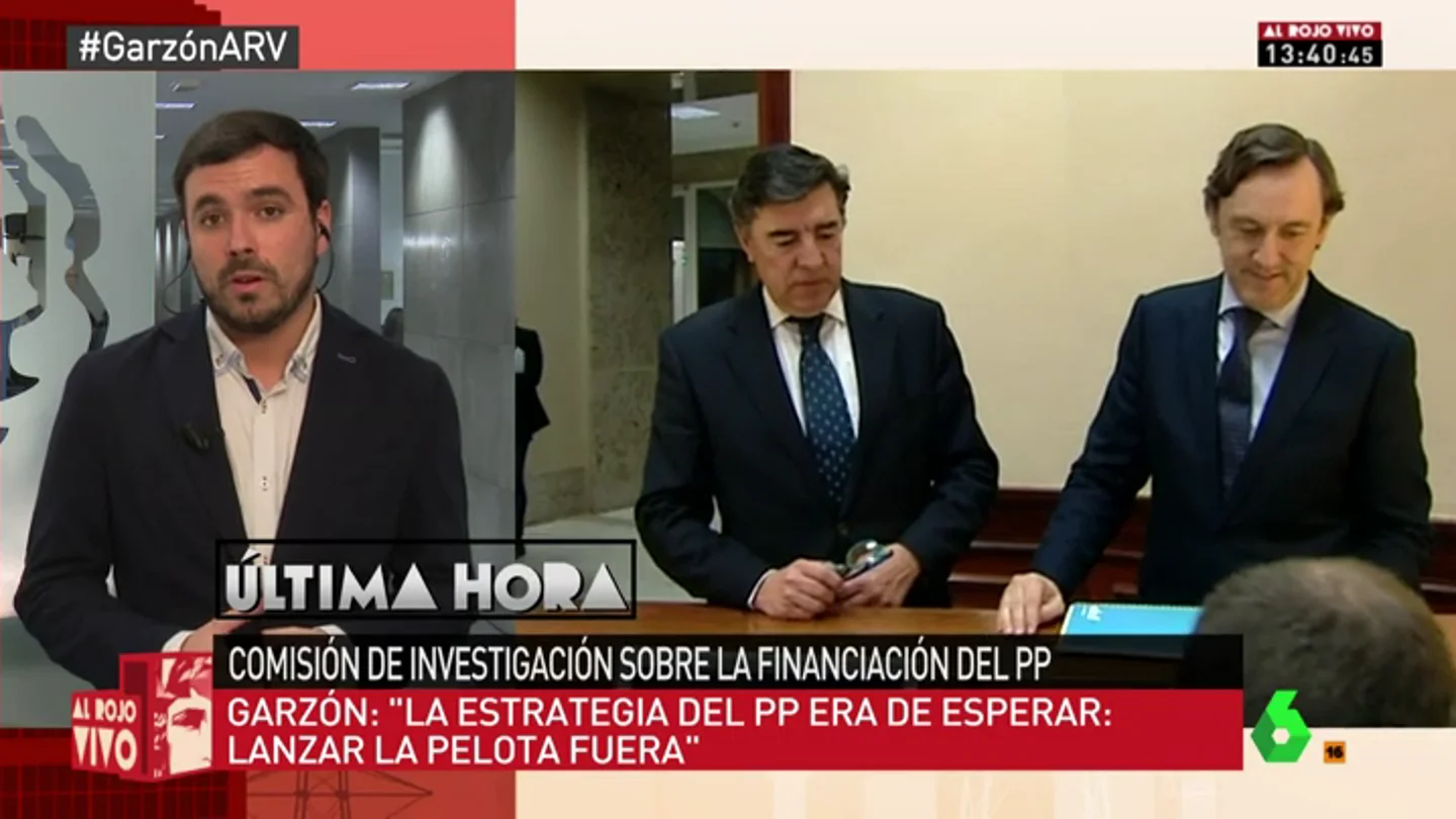 Frame 137.56682 de: Garzón responde al PP: "La única persecución que hay es la del PP tras la corrupción, está en todos los casos" Frame 137.56682 de: Garzón responde al PP: "La única persecución que hay es la del PP tras la corrupción, está en todos los casos"