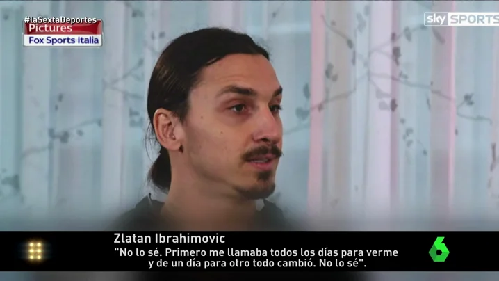 Frame 16.561665 de: Ibrahimovic vuelve a la carga contra Guardiola: "Me llamaba todos los días y de un día para otro, todo cambió"
