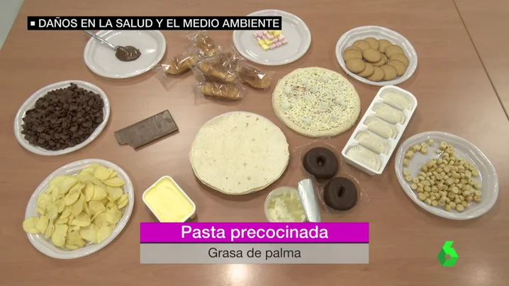 Alimentos que llevan aceite de palma