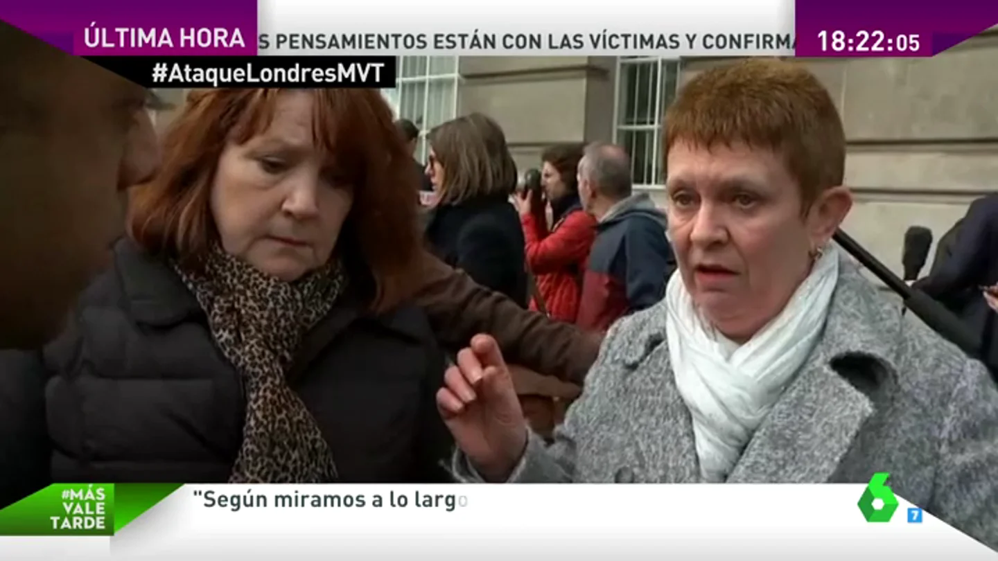 Frame 8.200878 de: Testigos directos del atentado en Londres: "Había unos diez cuerpos desplomados literalmente en el puente" Frame 8.200878 de: Testigos directos del atentado en Londres: "Había unos diez cuerpos desplomados literalmente en el puente"