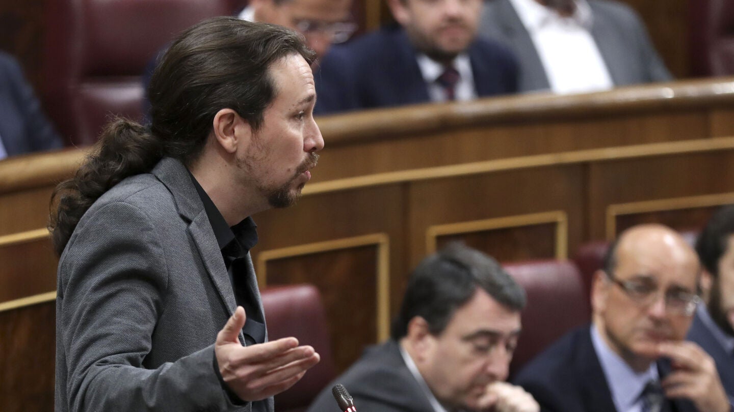 El secretario general de Podemos, Pablo Iglesias