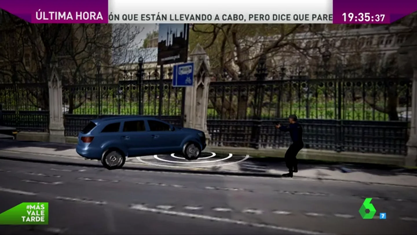 La reconstrucción del atentado en Londres La reconstrucción del atentado en Londres