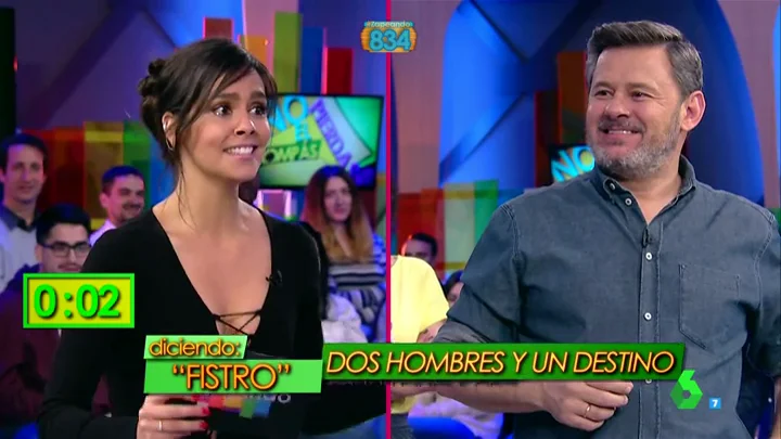 Cristina Pedroche y Miki Nadal, en un juego musical