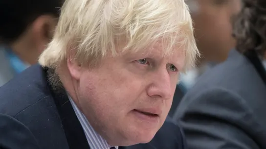 Boris Johnson, primer ministro británico. El ya ministro de Exteriores británico Boris Johnson