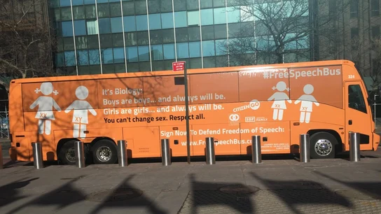 El autobús de Hazte Oír en Nueva York El autobús de Hazte Oír en Nueva York