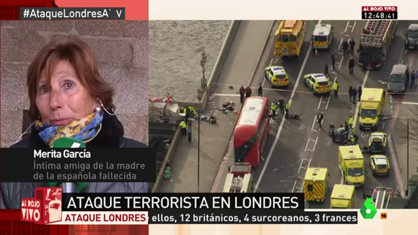 Habla una amiga de la familia de la española víctima del ataque de Londres: "Estamos deshechos, no nos lo creemos" Habla una amiga de la familia de la española víctima del ataque de Londres: "Estamos deshechos, no nos lo creemos"