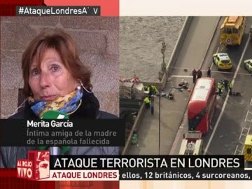 Habla una amiga de la familia de la española víctima del ataque de Londres: "Estamos deshechos, no nos lo creemos" Habla una amiga de la familia de la española víctima del ataque de Londres: "Estamos deshechos, no nos lo creemos"